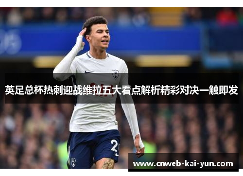 英足总杯热刺迎战维拉五大看点解析精彩对决一触即发